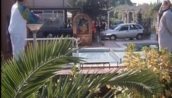 Телка приласкала дырами крупный фаллос